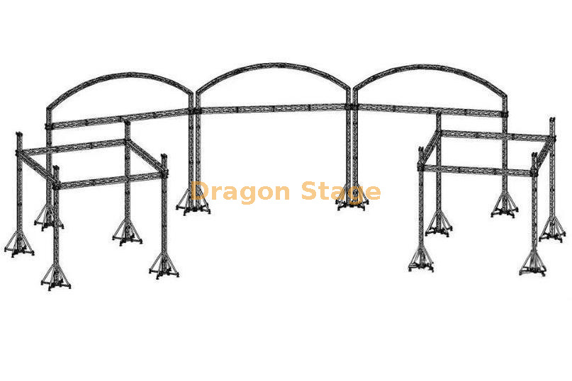 Sistema de arco de arco para el diseño del escenario de arco de concierto