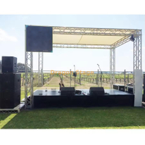 Kits de truss modulares portátiles para ensamblaje rápido Etapa de aluminio 4x4x3m