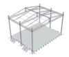 Sistema de escenario de aluminio para eventos, conciertos y festivales, armazón de techo, 40x16x8m