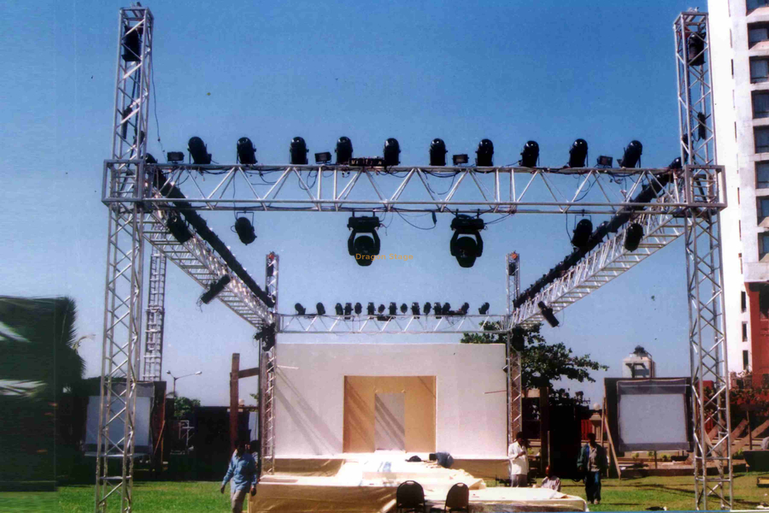 Sistema de armadura de espiga LED de aleación de aluminio 8x8x6m para conciertos al aire libre 