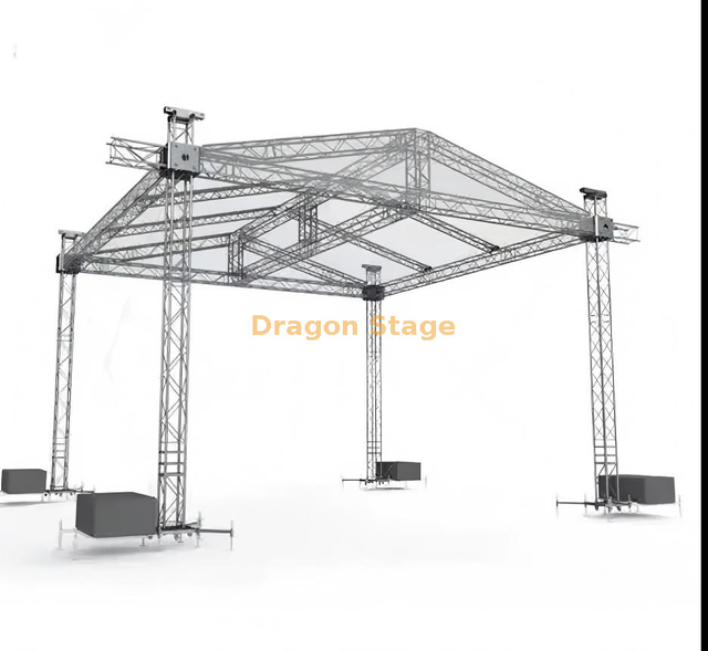 Altavoces de aluminio que cuelgan el sistema de techado 8x6x6