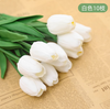 INS Simulación de viento Bouquet Tulip Tulip Table Table Ornament Flow Flores secas Flores secas Tulipán blanca (50 ramas)