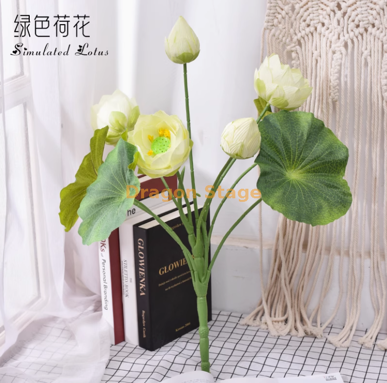 绿色荷花把束