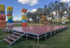 Deck de plataforma de madera contrachapada 4x4 portátil 15.86x7.32m