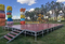 Deck de plataforma de madera contrachapada 4x4 portátil 15.86x7.32m