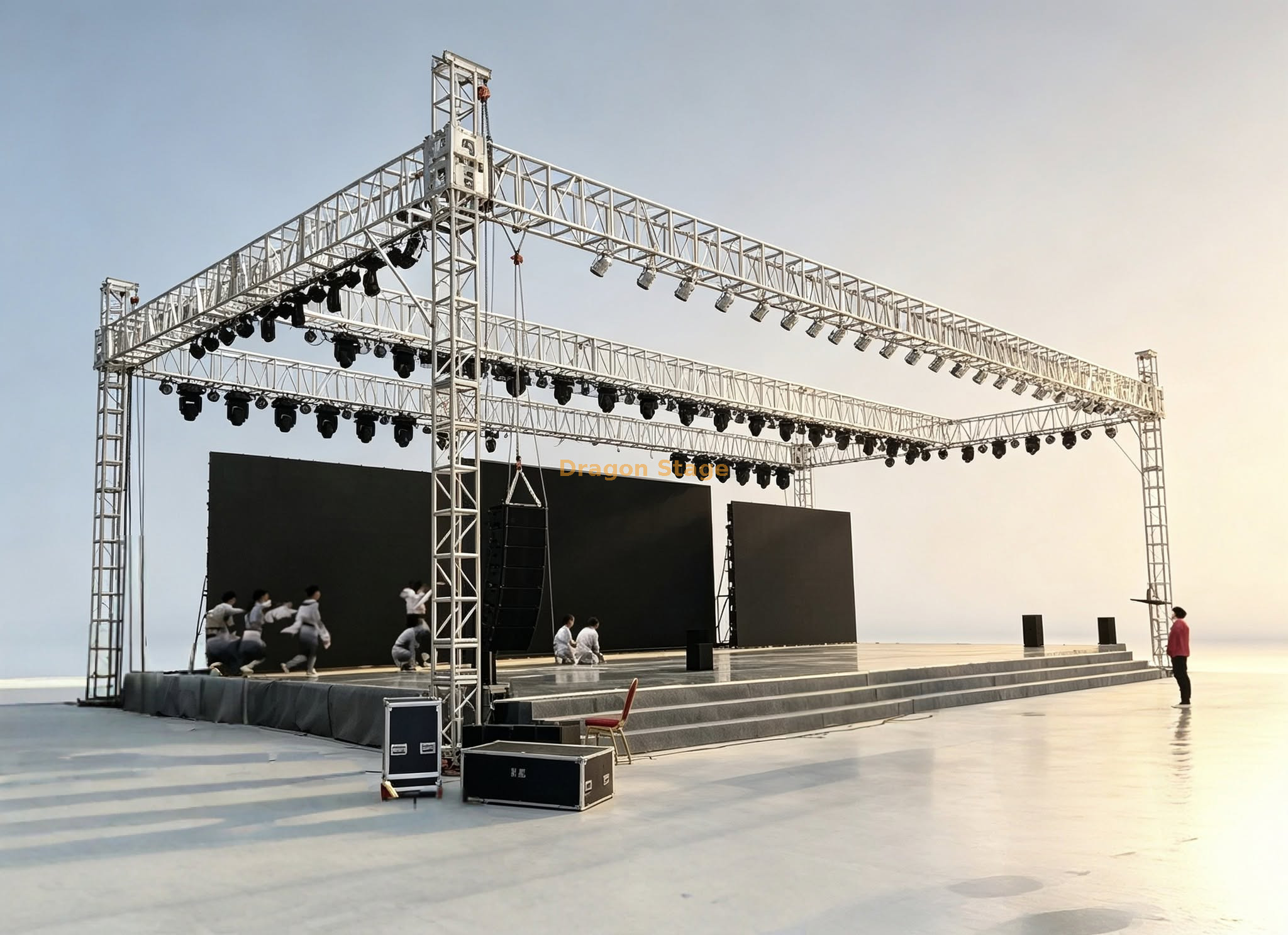 Bolt Roof Trusses Conciertos Escenario 20x12x12m