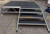 Mini altura modular de aluminio los 0.6-1m de los sistemas de suelo del panel de la etapa los 2.44x2.44m