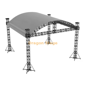 Sistema de armadura de techo de aluminio arqueado profesional de 10x8x6m
