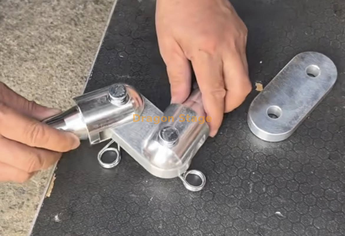 Junta giratoria modular profesional de aluminio para estructuras de toldos y armazones