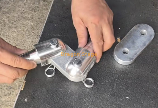 Junta giratoria modular profesional de aluminio para estructuras de toldos y armazones