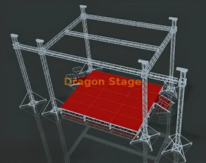 Sistema de techo de escenario profesional de audio profesional de 7x6x7 m