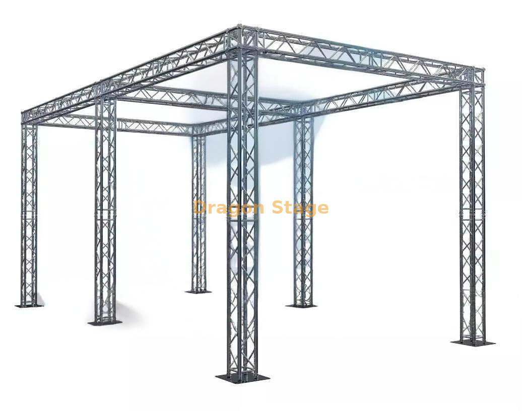 Event Store Soport Aluminium para la exposición 8x4x4m