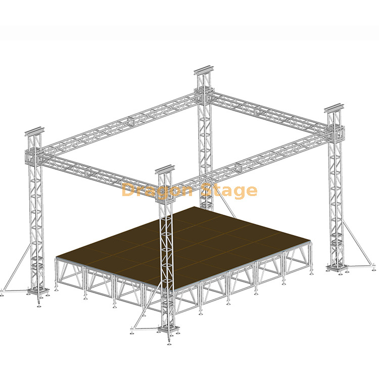 Truss de iluminación de aluminio personalizado 8x6x8m