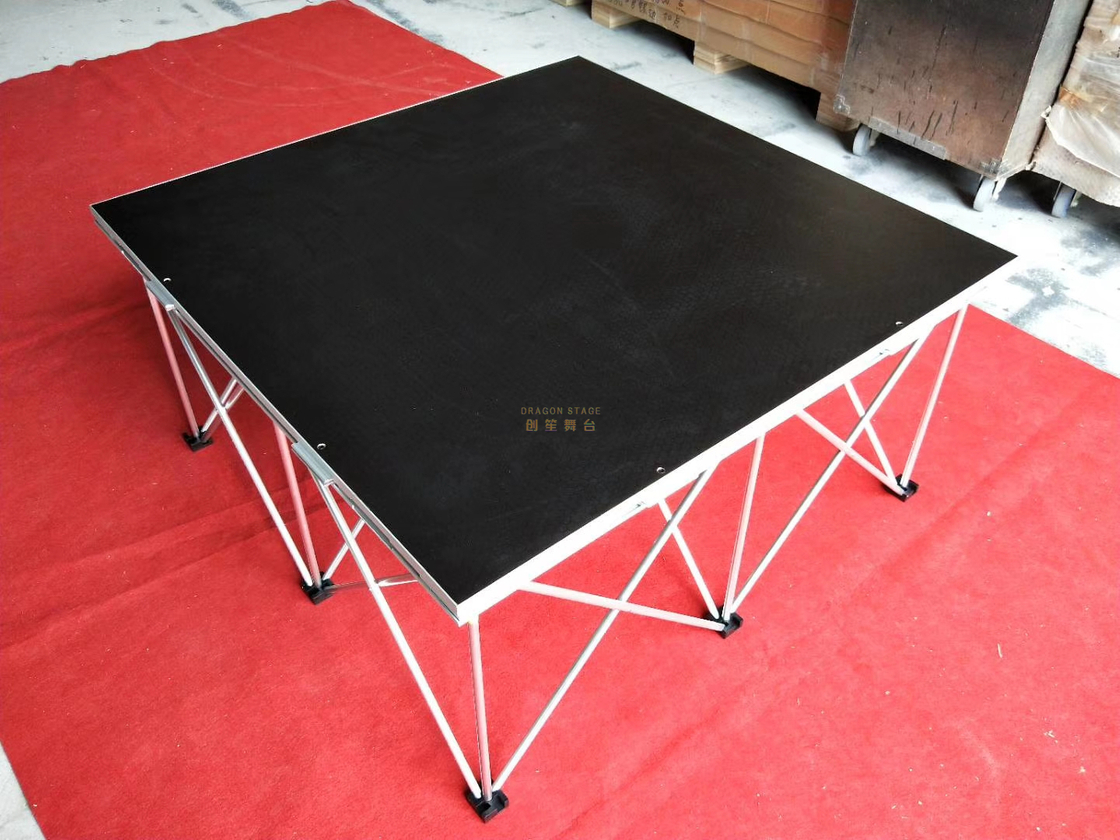 Puesta en escena plegable elegante de la araña de aluminio portátil de la etapa de los 4x4ft 