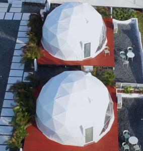 Tienda de campaña geodésica domo glamping al aire libre hotel de lujo domo resort en venta