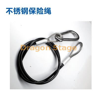 Cables de seguridad Cuerda de seguridad de acero inoxidable para trabajo de carga para luces de fiesta Iluminación de escenario con luz de DJ