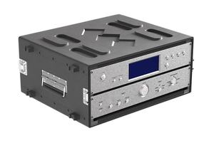 Caja de DJ de plástico duro 4U Amplificador Rack Flight Case con asa