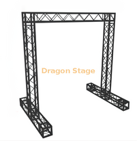 Poste de portería de aluminio resistente de 6x5m Gentry Truss para pantalla LED | Estructura de eventos económica y fácil de instalar