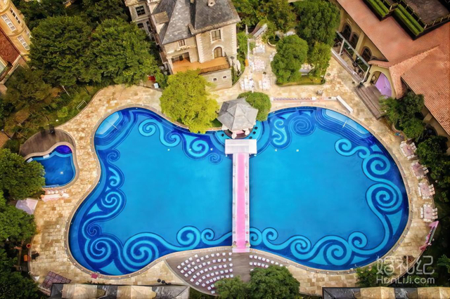 Etapa de boda de piscina transparente acrílica