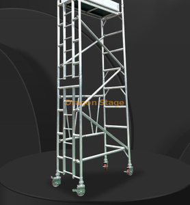 En1004 marco de aluminio andamio de torre móvil de aluminio plegable para la venta