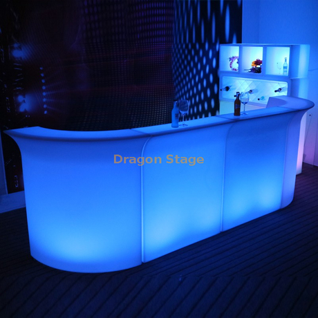 Bar KTV luminoso LED Bar recepción actividades creativas al aire libre personalidad mesa de mezclas de cócteles móvil gabinete de vino