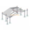 Armazón de techo de aluminio para eventos de iglesia de concierto al aire libre 16x16x8m