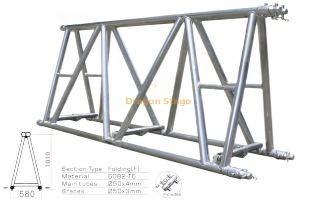 Truss plegable recto de aluminio 1010x580 mm S100F