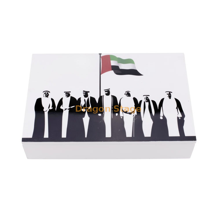 Caja de regalo de Ramadán de temporada KSA Riyadh, caja de fechas de madera de mayor tamaño, repas de Ramadán