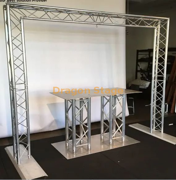 Cabina de DJ portátil de aluminio Iluminación Truss Gentry Arch 3x2m