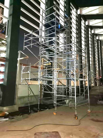 precio de andamio en voladizo de aluminio