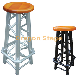 Mesa de bar de taburete de silla de bar alto con patas de diseño moderno de aluminio para interiores y exteriores
