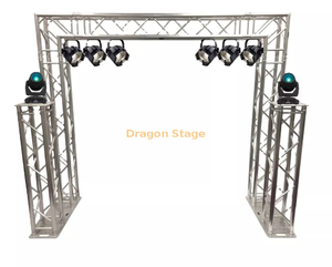 Armazón de aluminio para cabina de soporte de luz de DJ de podio de escenario