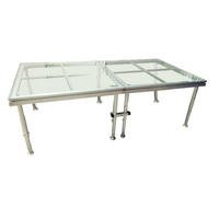 etapa de plexiglás