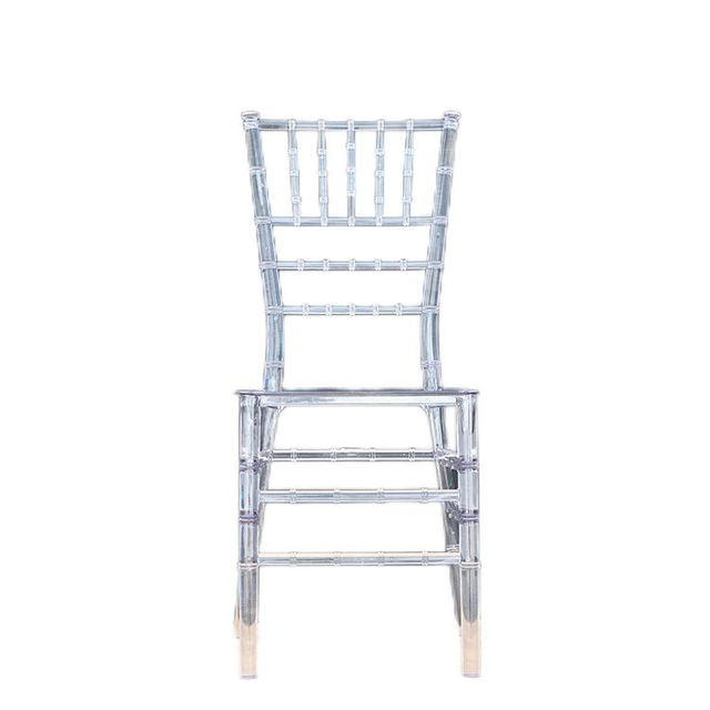 Silla de bambú transparente, silla fénix, silla de boda, silla de resina de PC, silla de cristal, silla de acrílico, silla Napoleón, silla de plástico