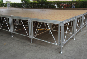 Escenario portátil para eventos al aire libre de aluminio 13,42x9,76 m