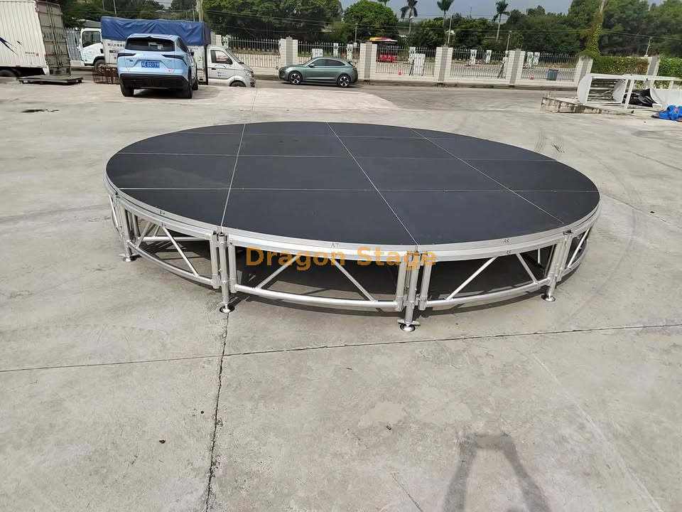 4m de diámetro 1.2-2m de alto High Custom Round Hollch Church Diseño de etapa 2020