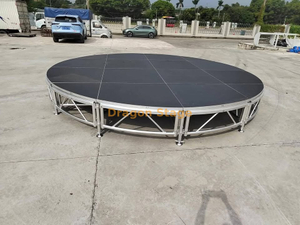 4m de diámetro 1.2-2m de alto High Custom Round Hollch Church Diseño de etapa 2020