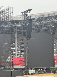 Torre de altavoces de acero de servicio pesado 18m para concierto al aire libre