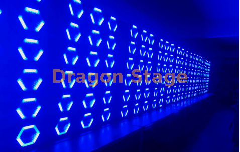 6 luces de fondo de píxeles LED hexagonales lineales11 