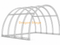Estructura de celosía de aluminio curvada grande de 24x18x15m con escenario para eventos de 21,96x14,4m
