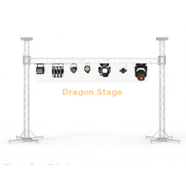 Sistema de armadura de poste de portería de aleación de aluminio de 7x7 m | Equipo de iluminación LED y escenario móvil