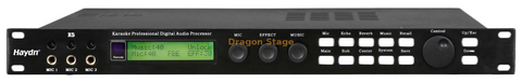 Procesador de karaoke X5 | Procesador de audio profesional Karaoke DSP con gestión de altavoces