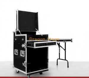Gabinete rack profesional Flight Case 12U / 16U para equipos de audio