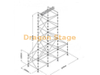 Sistema de torre Layher Truss de alta resistencia de 8,3 m para iluminación y sonido Line Array