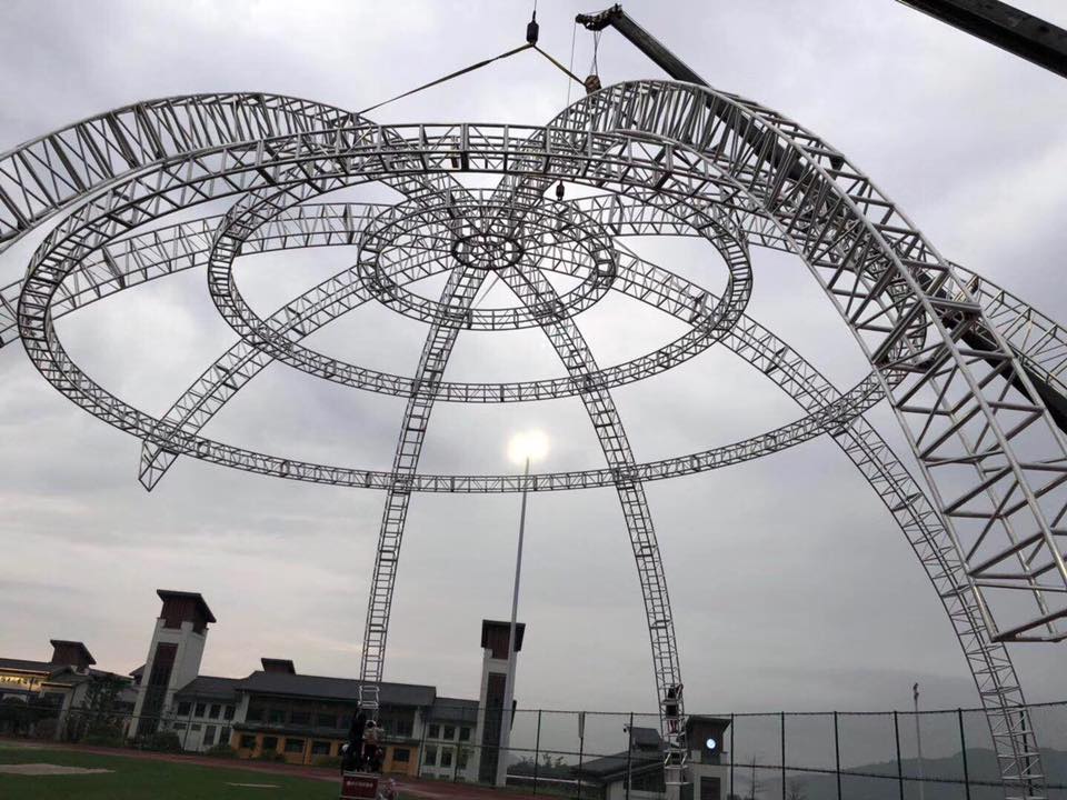 Sistema de truss de techo de techo de instalación de la instalación