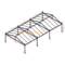 Sistema de armadura de techo para eventos al aire libre de aluminio de alta resistencia de 18x36x8m - Estructura de escenario de estadio de triple rejilla de 8m de altura