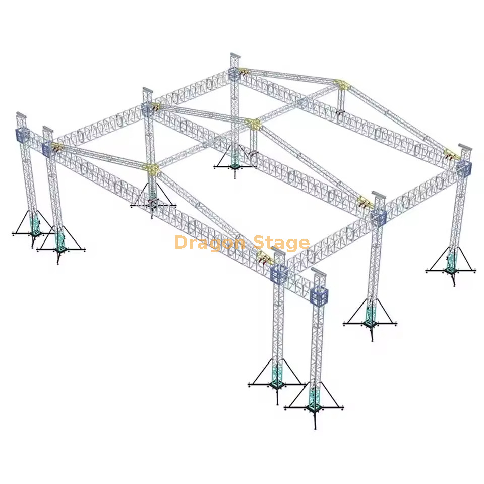 Sistema de armadura de iluminación del techo de aluminio 30x15x10m