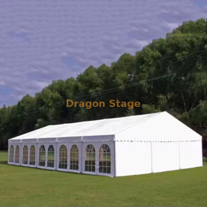 12m Span Big Big Big White Wedding Event Fiest Cuerpo de dosel de 40 m de largo