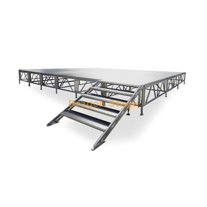 Etapa de concierto al aire libre portátil personalizado para la venta 7.32x7.32m