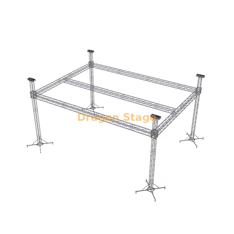 Sistema de armazón de escenario de aluminio F34 de alta resistencia de 14x10x8m para conciertos al aire libre